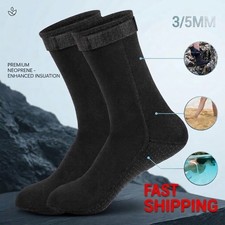 3mm Neoprene Wetsuit Socks Non-Slip Surf Swim Diving Beach Water Sports Boots