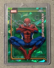 2026 Topps Chrome Marvel Sapphire Spider-Man #163 Green /99