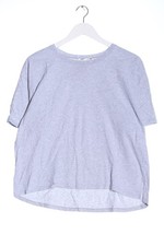 ZARA T-shirt Donna Camicia Taglia IT 44 grigio chiaro stile casual
