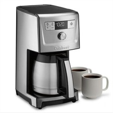 Cuisinart 12 Cup Programmable Thermal Coffeemaker Black/Silver New Cuisinart 12 Cup Programmable Thermal Coffeemaker Black/Silver New - Image 1