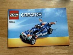 LEGO Creator 3 in 1  Thunder Wings 31008 Instruction Books And Box Gently Played