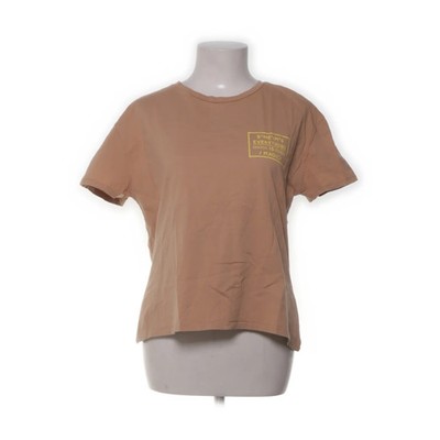 Zara Basic, T-shirt, Größe: M, Beige, Print, Damen -Hjb