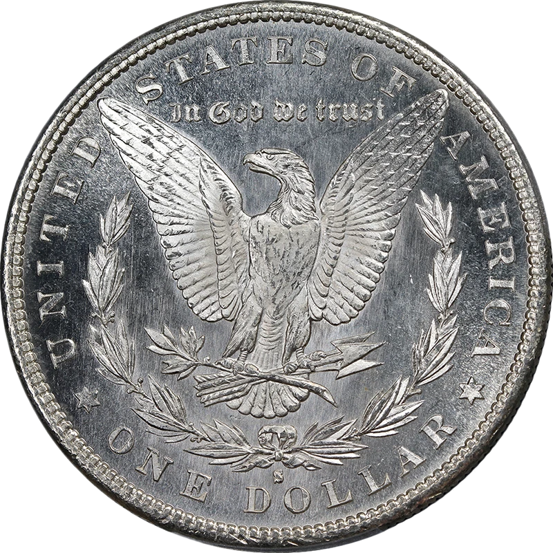 1880-S Morgan Silver Dollar PCGS MS64+ PL Superb Eye Appeal Strong Strike - Image 2 of 4