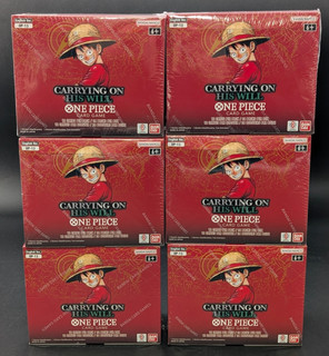 Lot of (6) One Piece TCG OP 13 Carrying On His Will Booster Box SEALED EN