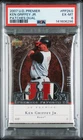 2007 UPPER DECK PREMIER PATCHES DUAL #PP2KG KEN GRIFFEY JR. 72/75 PSA 6 AUTO
