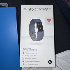 Fitbit Charge 2 Wristband Activity Tracker, Large - Blue