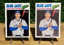 2026 Topps Heritage Chrome DAULTON VARSHO #223 & Base #223 Toronto Blue Jays SP