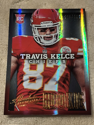 2013 Absolute #192 Travis Kelce 25/499 RC KC Chiefs SB Champ LIV LVII LVIII