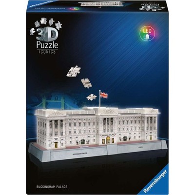 Ravensburger 3D Puzzle Iconics: Buckingham Palace - mit Licht