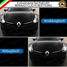 CONVERSIONE FULL LED RENAULT CLIO IV 4 RESTYLING ANABBAGLIANTE + ABBAGLIANTE