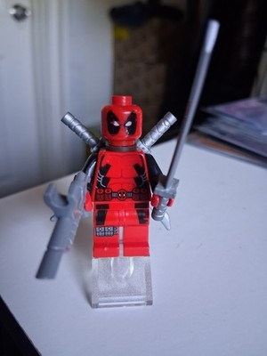 LEGO Marvel Deadpool Minifigure From 6866 - Authentic