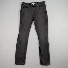 Levi's 311 Shaping Skinny Jeans Womens 28x30 Black Denim Stretch
