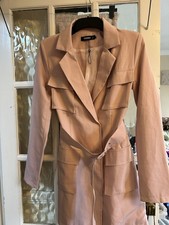 Pink Belted Blazer Dress 