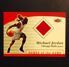 Fleer 2006-07 NBA Names of the Game Michael Jordan Bulls ML-4 Game-Used