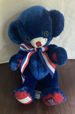 MERRYTHOUGHT CHEEKY JACK BLUE TEDDY BEAR LE 138/2000 10