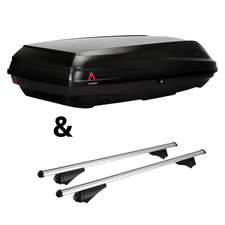 Für VW Polo Fliessheck Typ 6R/6C - Dachträger Menabo Tiger & Dachbox BiCube 520+