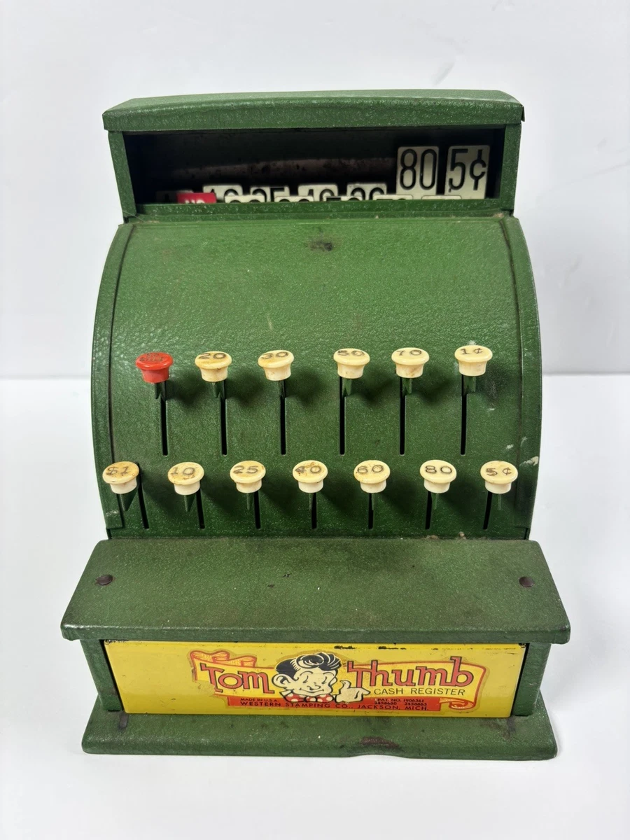 Tom Thumb Cash Register Indiana OTHER Vintage & Antique TiN Toys