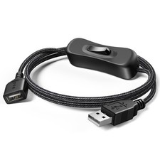 USB Switch Extension Cable, Upgraded Data  Power USB Extension Cord with O...