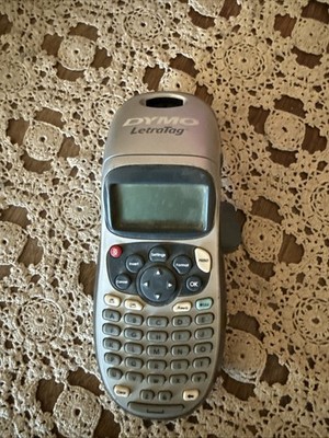 Dymo Letra Tag LT-100 Label Maker & Printer  Portable Thermal Printer Batteries