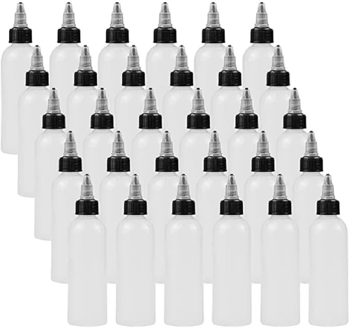 30 Pack 4OZ Lab Dropper LDPE Plastic Squeeze Bottle Twist Cap Dispensing Bottles - 第 3/4 張圖片