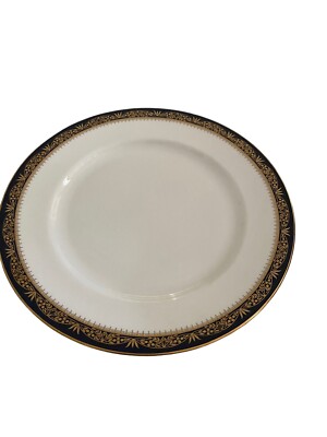 Aynsley BALMORAL Blue/Gold Dinner Plate Fine Bone China