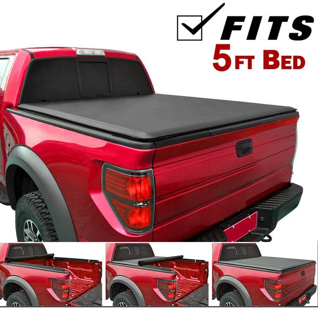Fit 2016 2019 Toyota Tacoma 5 Ft Short Bed New Lock Soft Roll Up Tonneau Cover