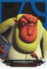 Star Wars Galactic Files 2018 Blue Base Card REB-29 Azmorigan