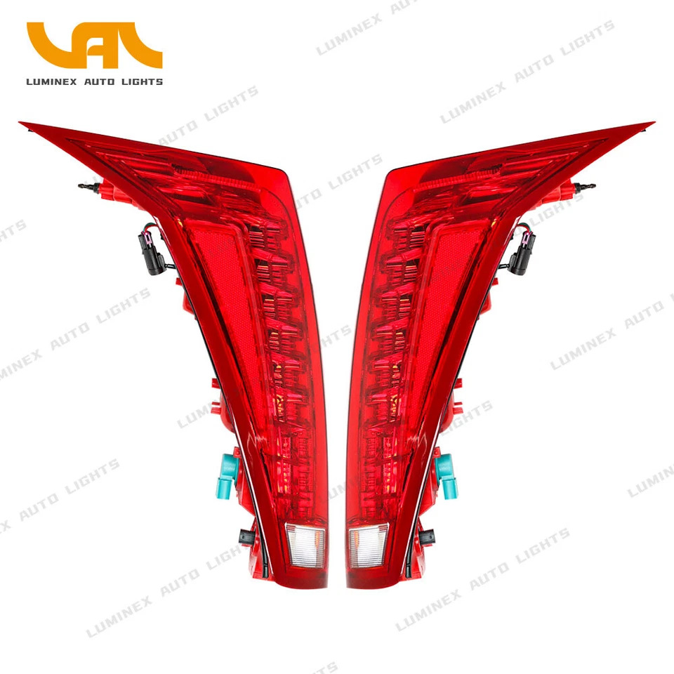 For 2010-2016 Cadillac SRX Tail Lights Assembly LED Rear Lamps Diver+Passenger - Image 4 of 4