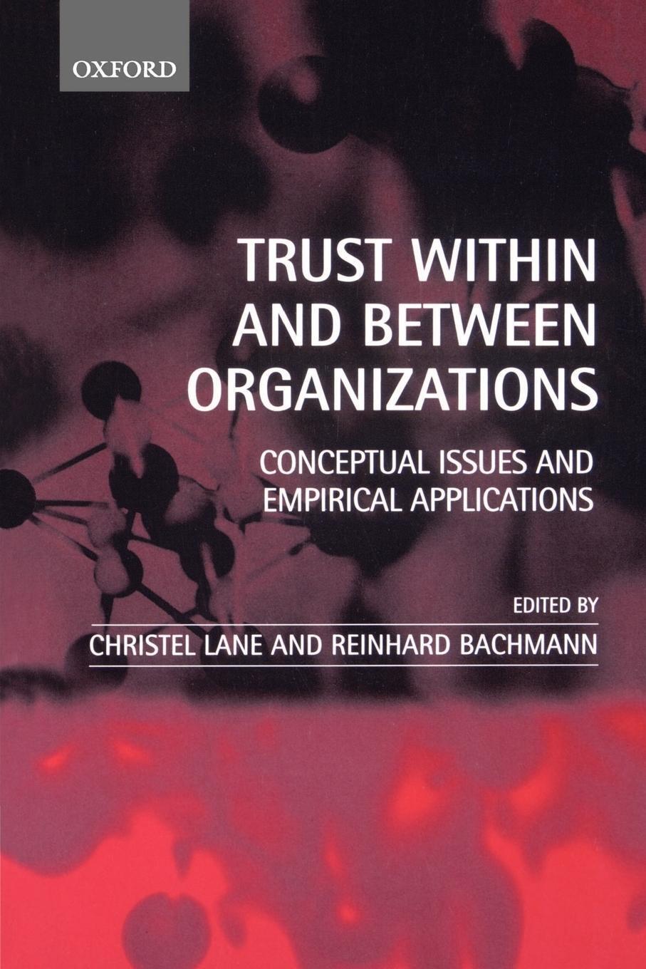 Thumbnail - Christel Lane | Trust Within And Between Organizations | Taschenbuch |
