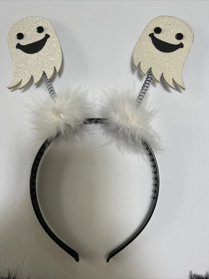 Bumble Bee Costume Bee Wings Cute Ghost Antenna Headband Hair Scrunchy Fast Ship - Image 2 of 4