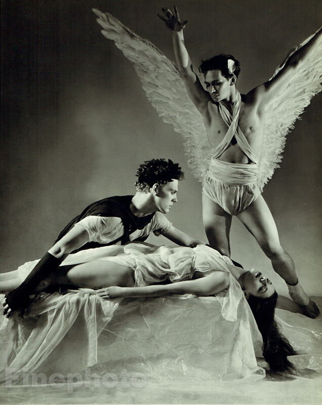 1936 Vintage GEORGE PLATT LYNES Orpheus Eurydice NYC BALLET Angel
