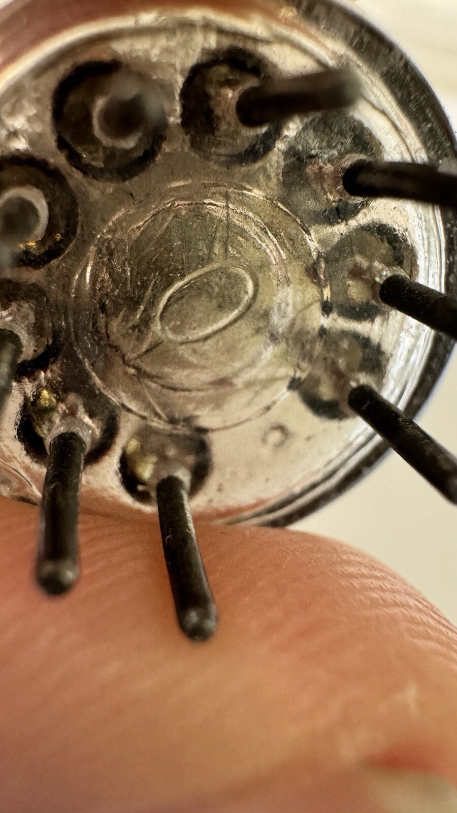 RARE NOS MITCHAM Mullard ECC82 12AU7 holy grail LONG Plates K61 dual Post Getter