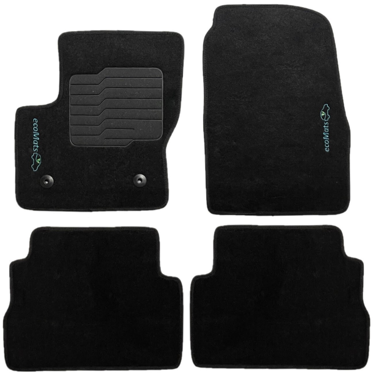 Carpet Floor Mats Custom Fit for 2013 to 2019 Ford Escape with Heel Pad