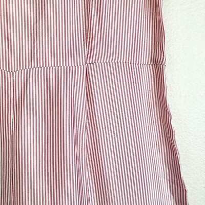 Vintage DRIES VAN NOTEN S/S 1996 Pink Striped Pleated Wide Vintage DRIES VAN NOTEN S/S 1996 Pink Striped Pleated Wide