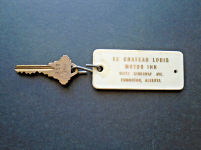 Le Chateau Louis Motor Inn Hotel Key & Fob Edmonton Alberta Canada- #s Match