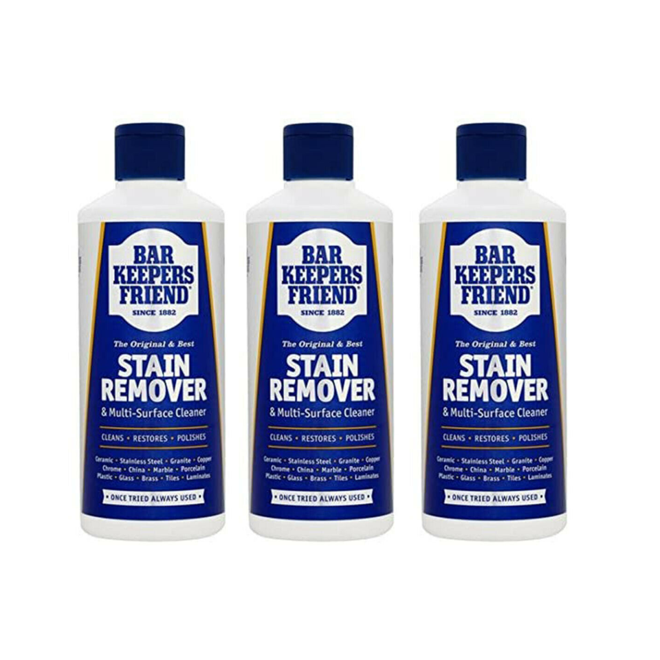 Bar Keepers Friend Stain Remover & Multi Purpose Cleaner 250gm x 3