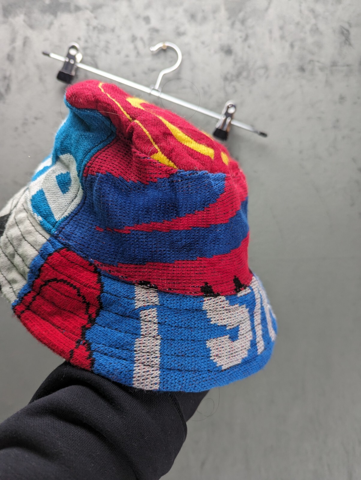 Football Scarf Bucket Hat Reworked From Old Scarfs Unique Christmas Festival image 2
