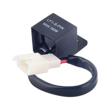 2-pin 12v Electronic Led Flasher Relay Fix Motorcycle Turn Signal Lights Blinker