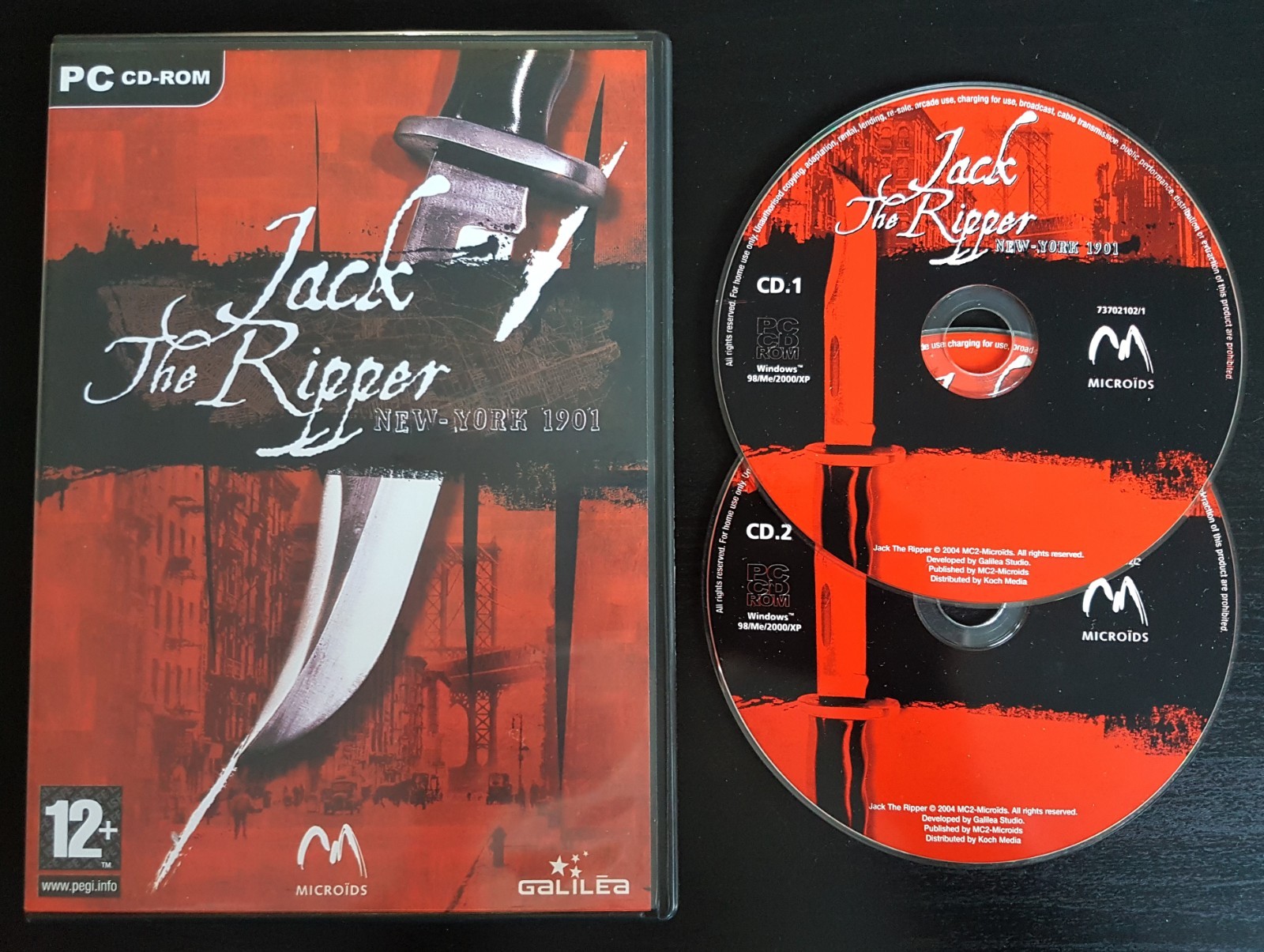 Jack the Ripper: New York 1901 - PC CD-ROM - Free, Fast P&P!