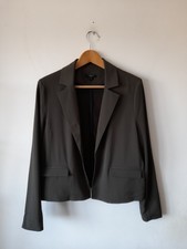 Therapy London Khaki Green Stretchy Jacket Size 14 Uk Excellent