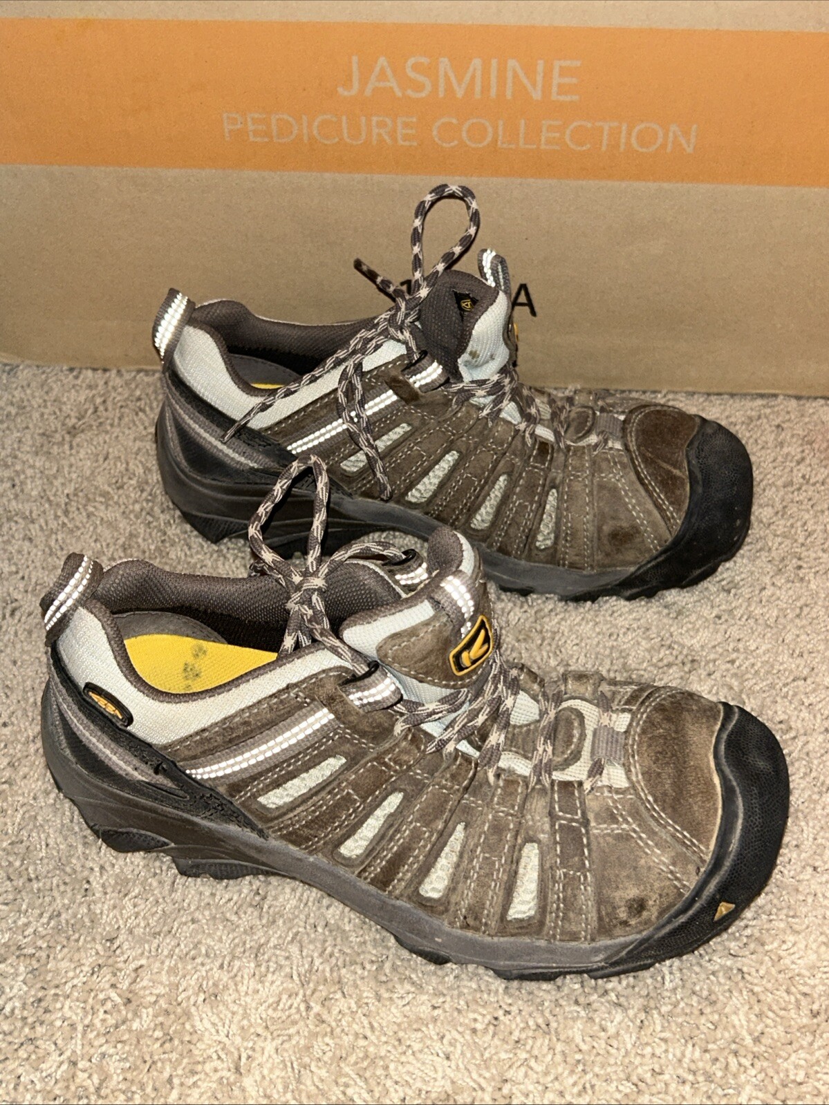 Scarpa da lavoro escursionismo KEEN Utility donna selce punta bassa acciaio ASTM F2413 11 taglia 6 5 M