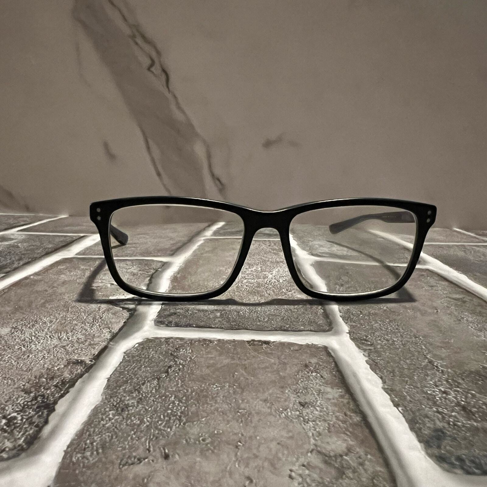 FRAME ONLY - NIKE 7238 002 Satin Black Eyeglasses Frames 54-16 140 Men Women