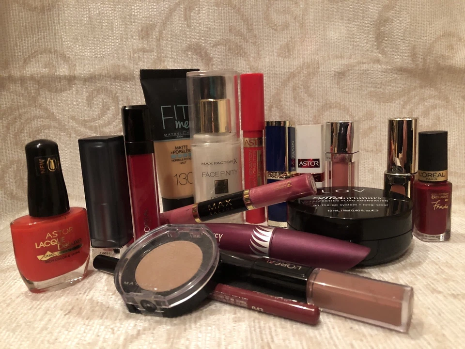 Kosmetik Paket 18 Teile Gemischt Maybelline L‘Oréal Max Factor - Bild 3 von 4