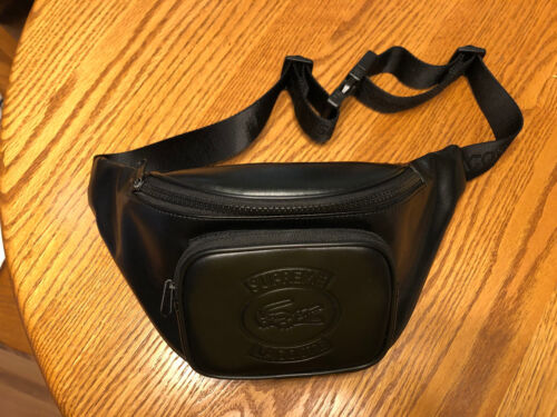 NWT SUPREME Black Waist Bag Cross Body Fanny Pack SS18