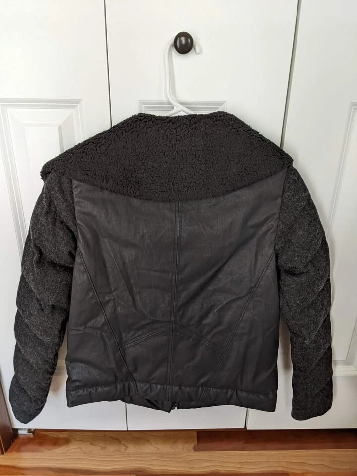 Chaqueta de plumón de ganso Sorel negra para motociclista XXS para mujer Foto 2 de 4