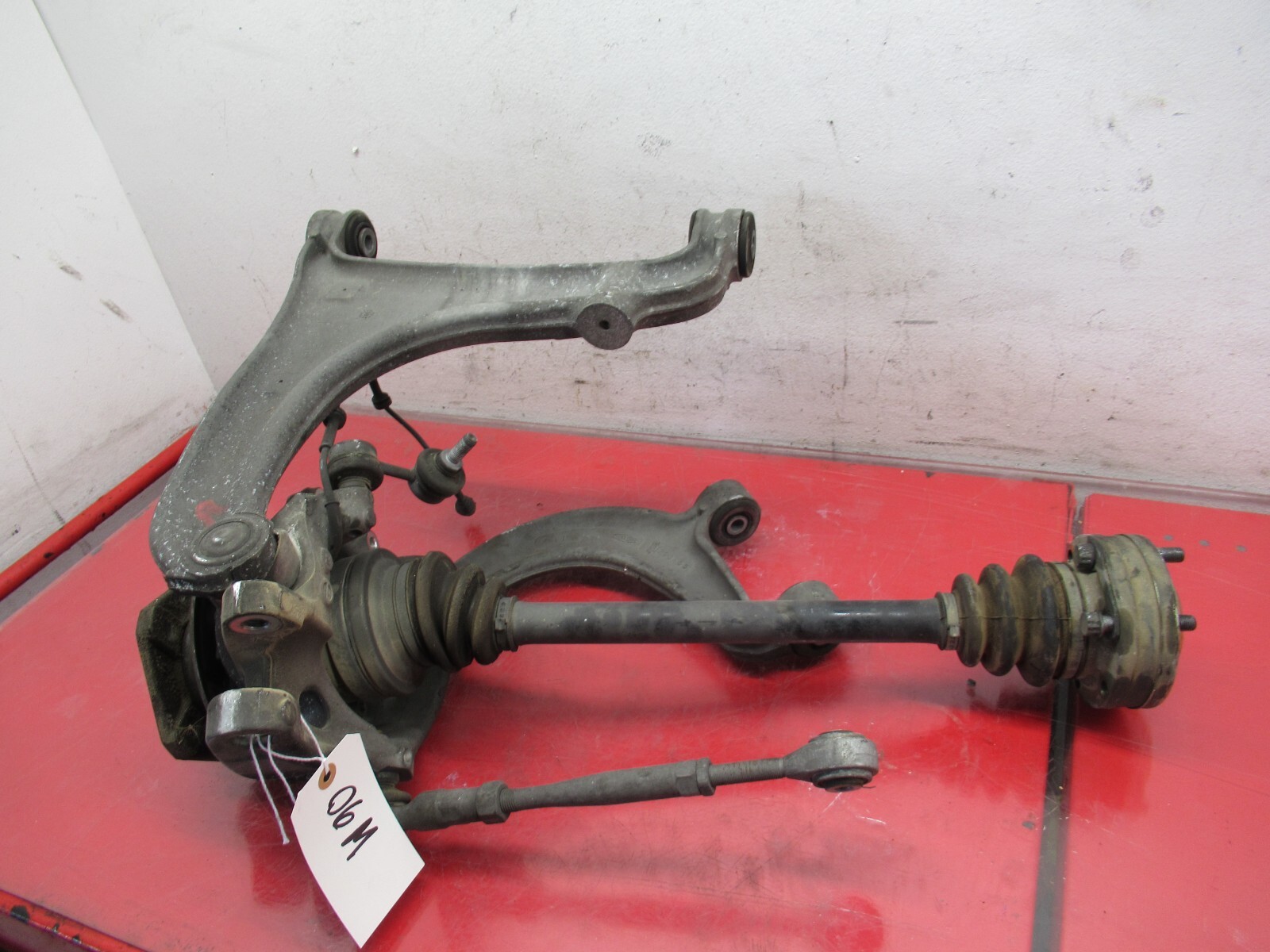 04-08 MASERATI QUATTROPORTE REAR RIGHT SPINDLE ARM AXLE SUSPENSION ASSEMBLY OEM