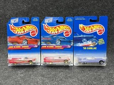 Hot Wheels '59 1959 Cadillac Convertible 7SP Gold Lace lote paquete cardado años 90
