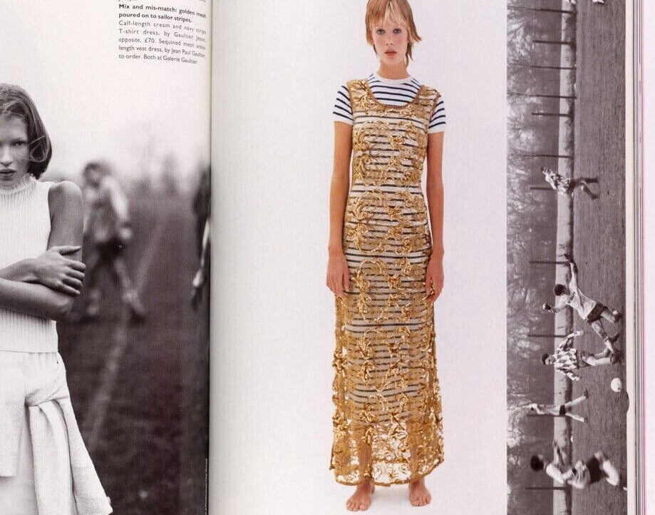 KATE MOSS 1st Vogue magazine CORINNE DAY March 1993 Galliano