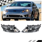 For Ford Fusion 2010 2011 2012 Left&Right Side Headlights Headlamps Assembly