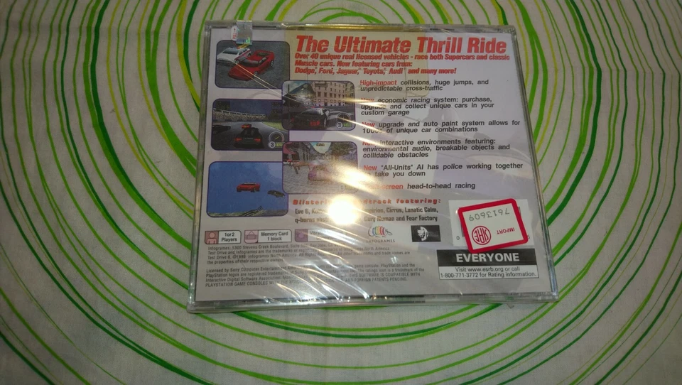 TEST DRIVE 6 brand new sealed Playstation 1 Usa - Immagine 2 di 4